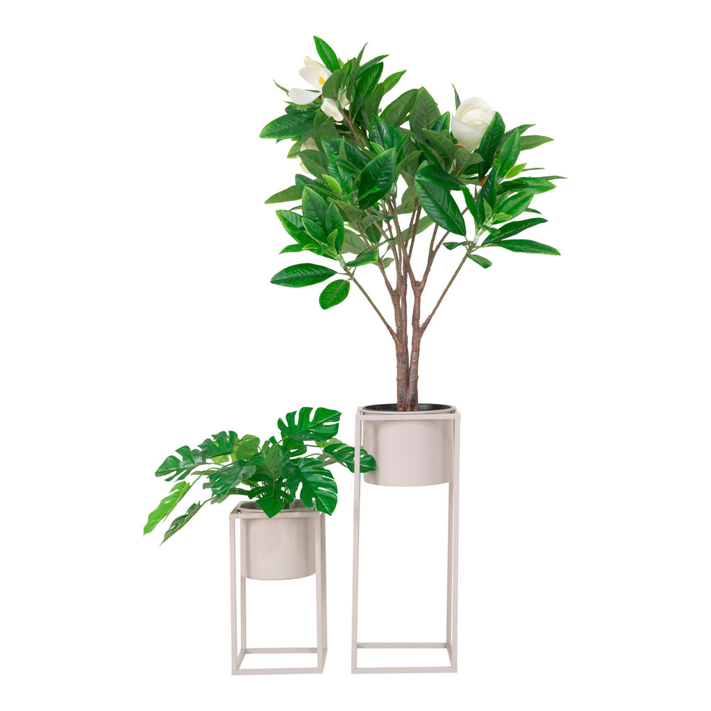 Marla Flowerpots — Beige / Grey