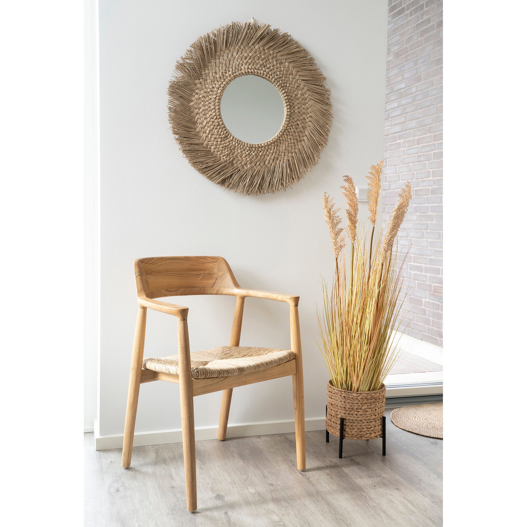 Antas Flowerpot — Natural / Black