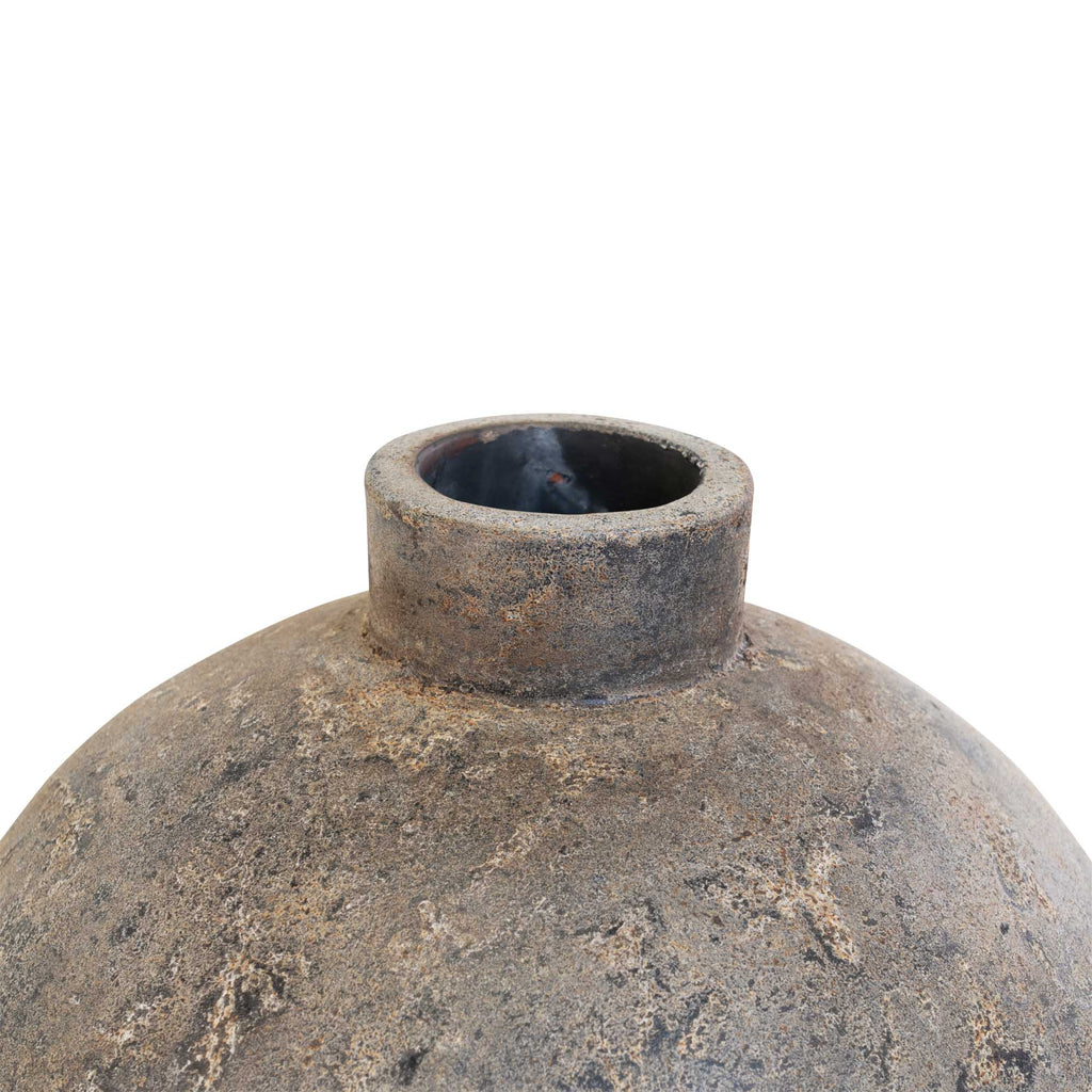 Corvo Decorative Pot — Brown