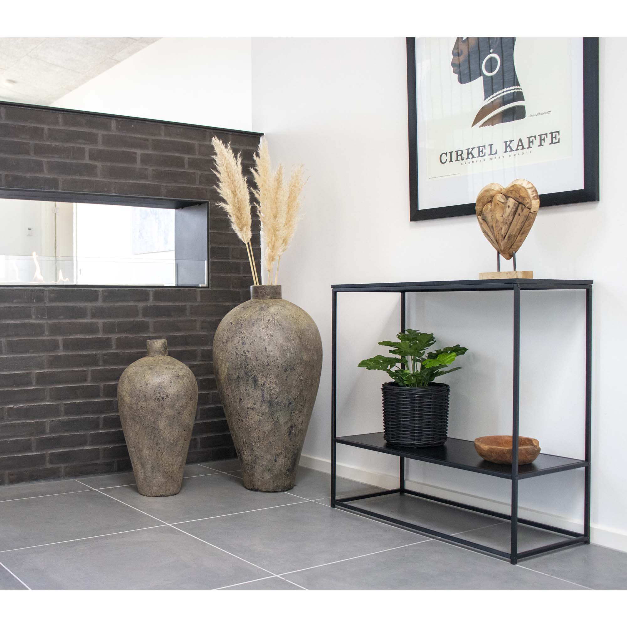Corvo Decorative Pot — Brown
