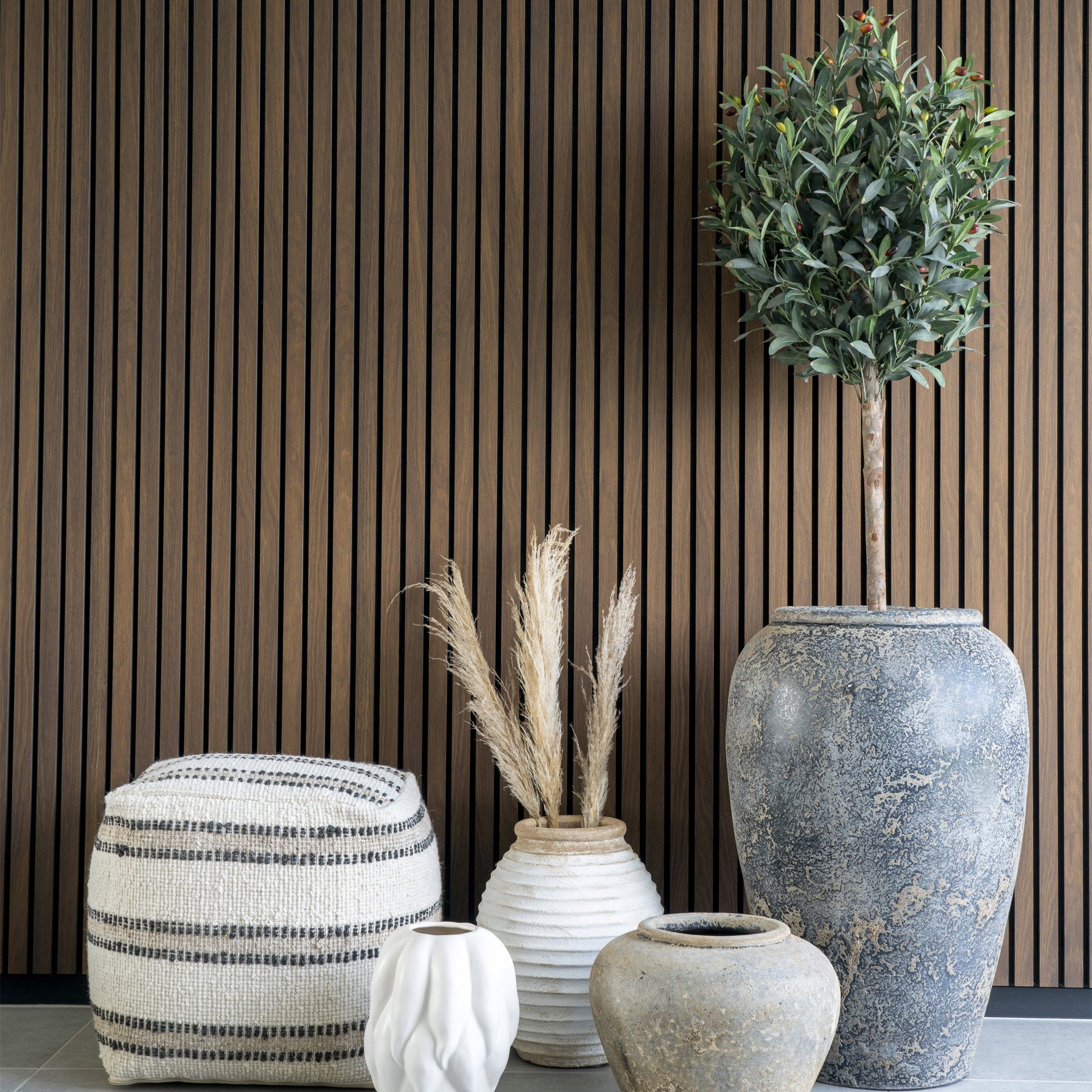 Capelo Decorative Pot — Grey