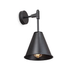 Cone Tee Wall Sconce – Black