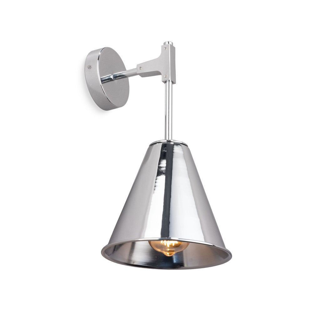 Cone Tee Wall Sconce – Chrome