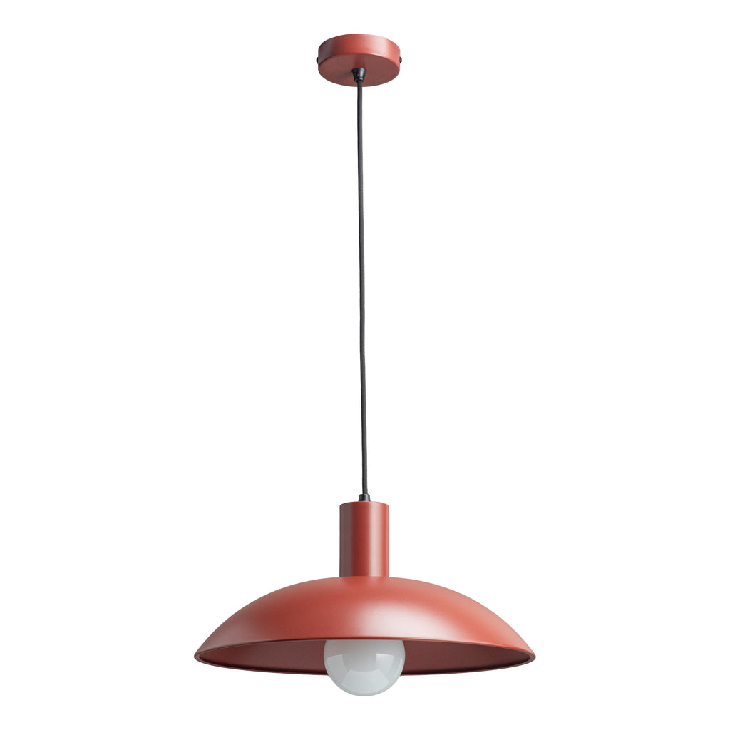 Disko Pendant – Oxide Red