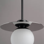 Orbit Mirror pendant light detail
