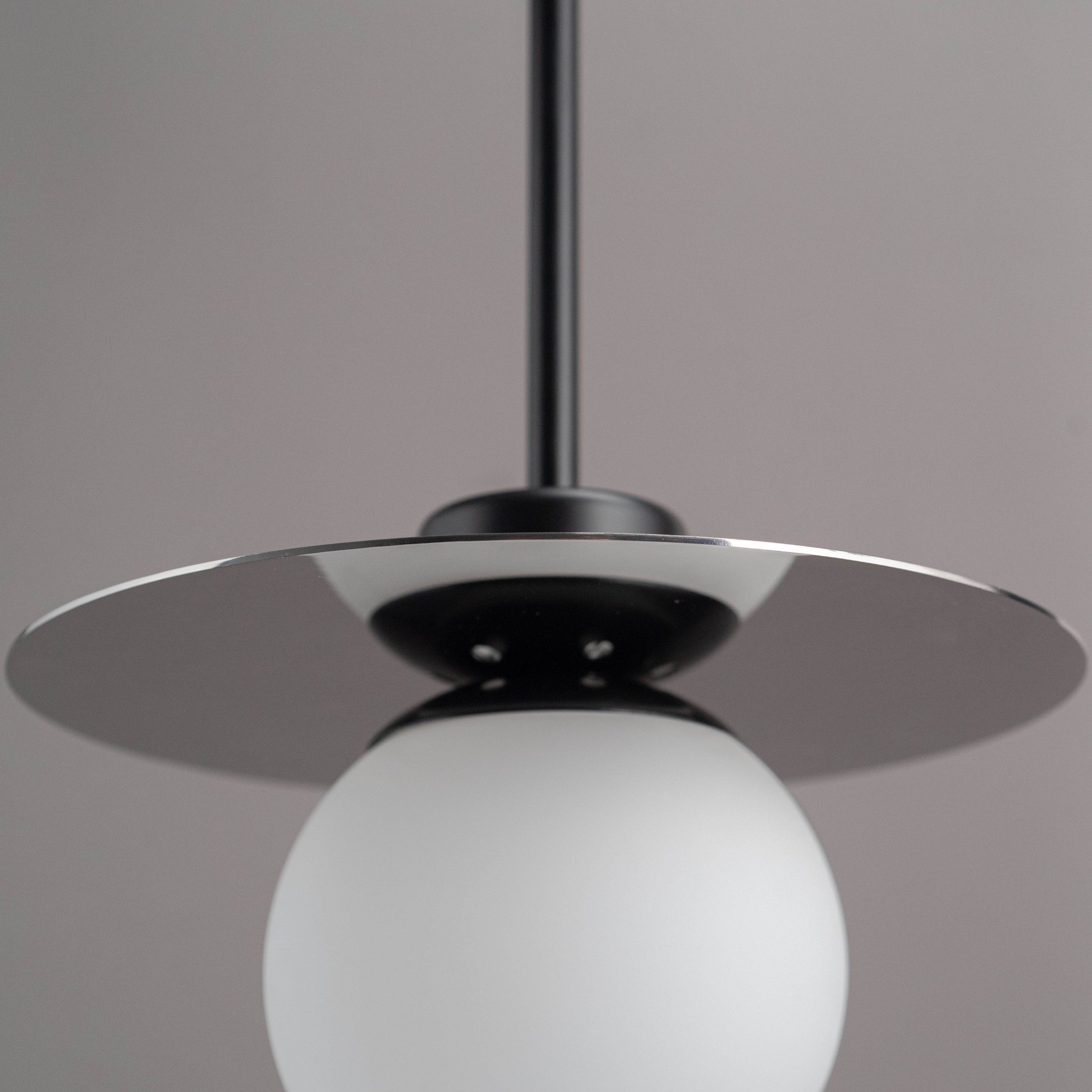 Orbit Mirror pendant light detail