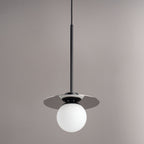 Orbit Mirror pendant light side view