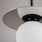 Orbit Mirror pendant light angle view