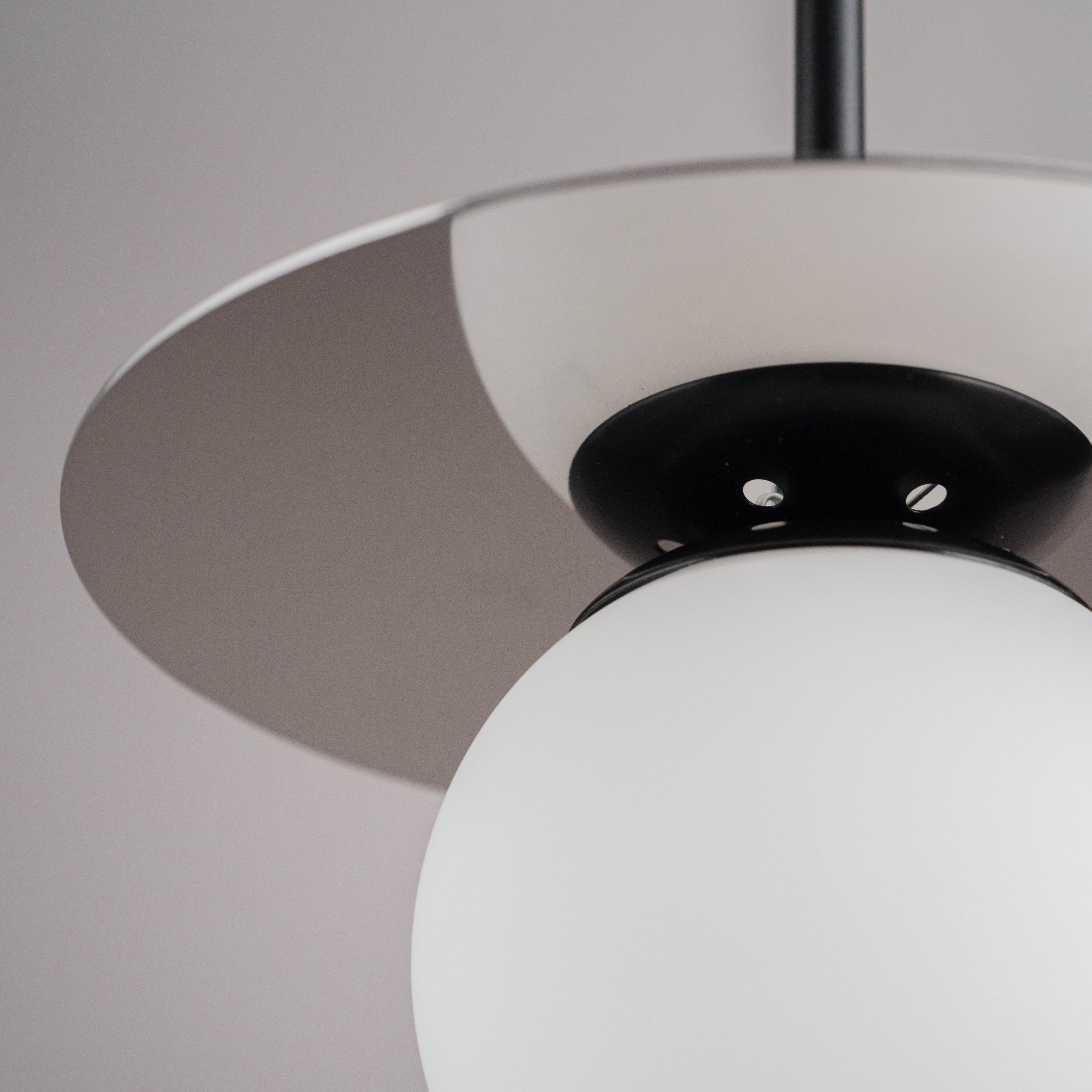 Orbit Mirror pendant light angle view
