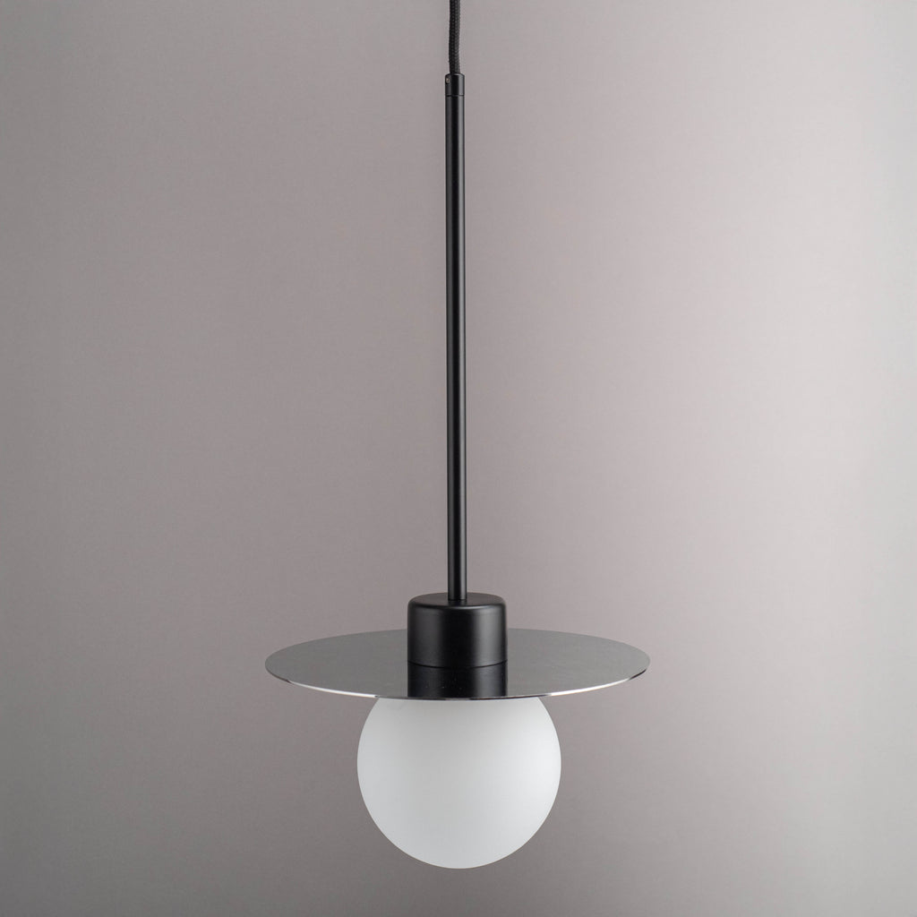 Orbit Mirror pendant light close up