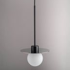 Orbit Mirror pendant light close up
