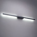 LED Strip wall light glowing on a wall