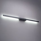 LED Strip wall light glowing on a wall