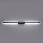 LED Strip wall light lit, front view