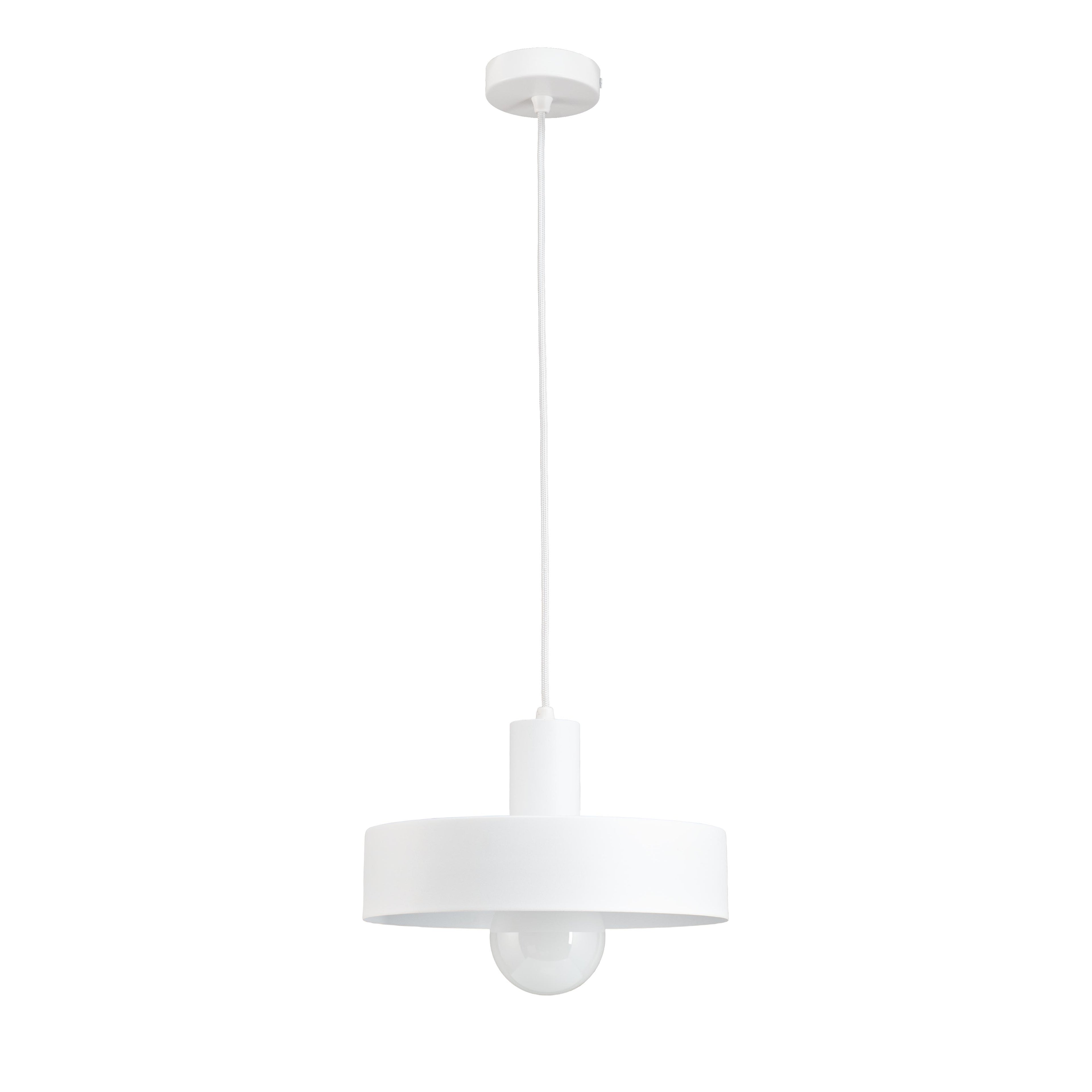 Milo Ring Pendant – Traffic White