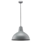 Foundry grey pendant light