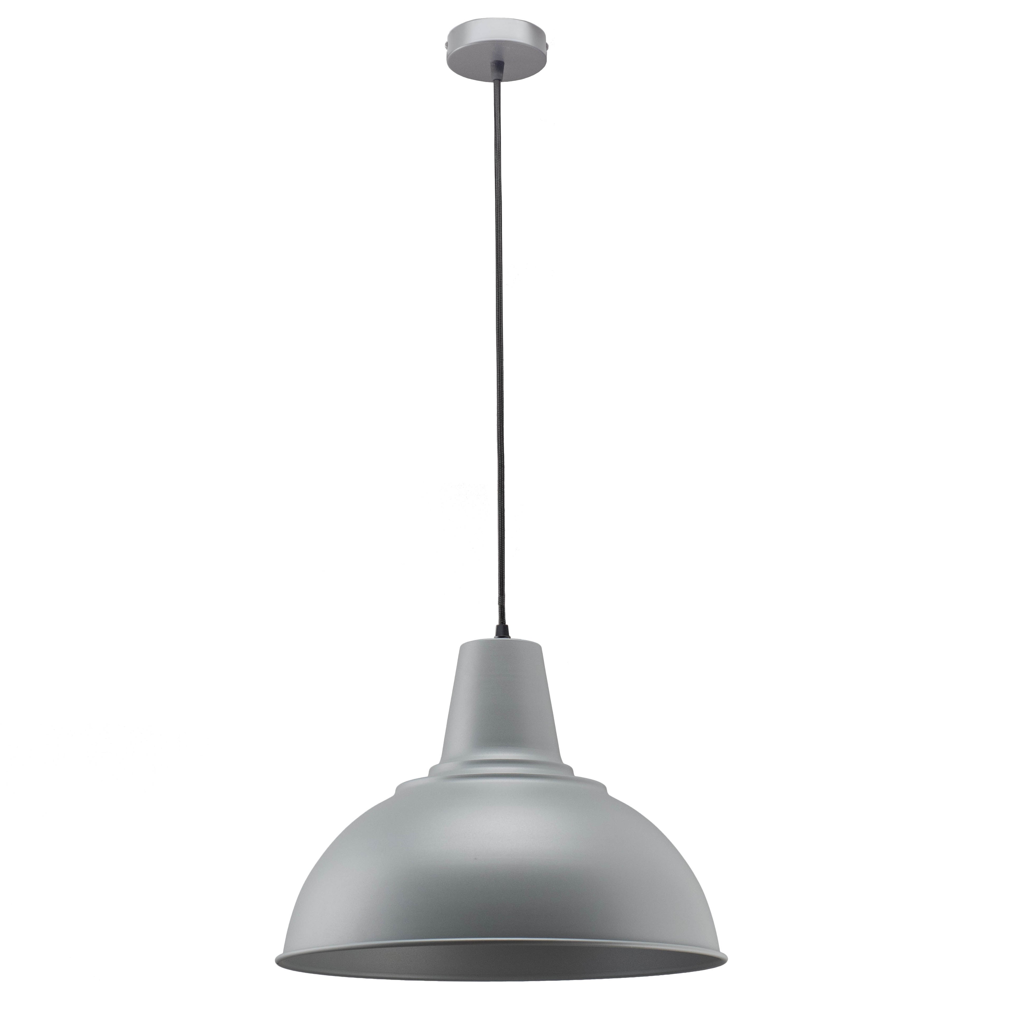 Foundry grey pendant light