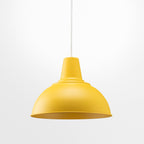 Foundry yellow pendant light