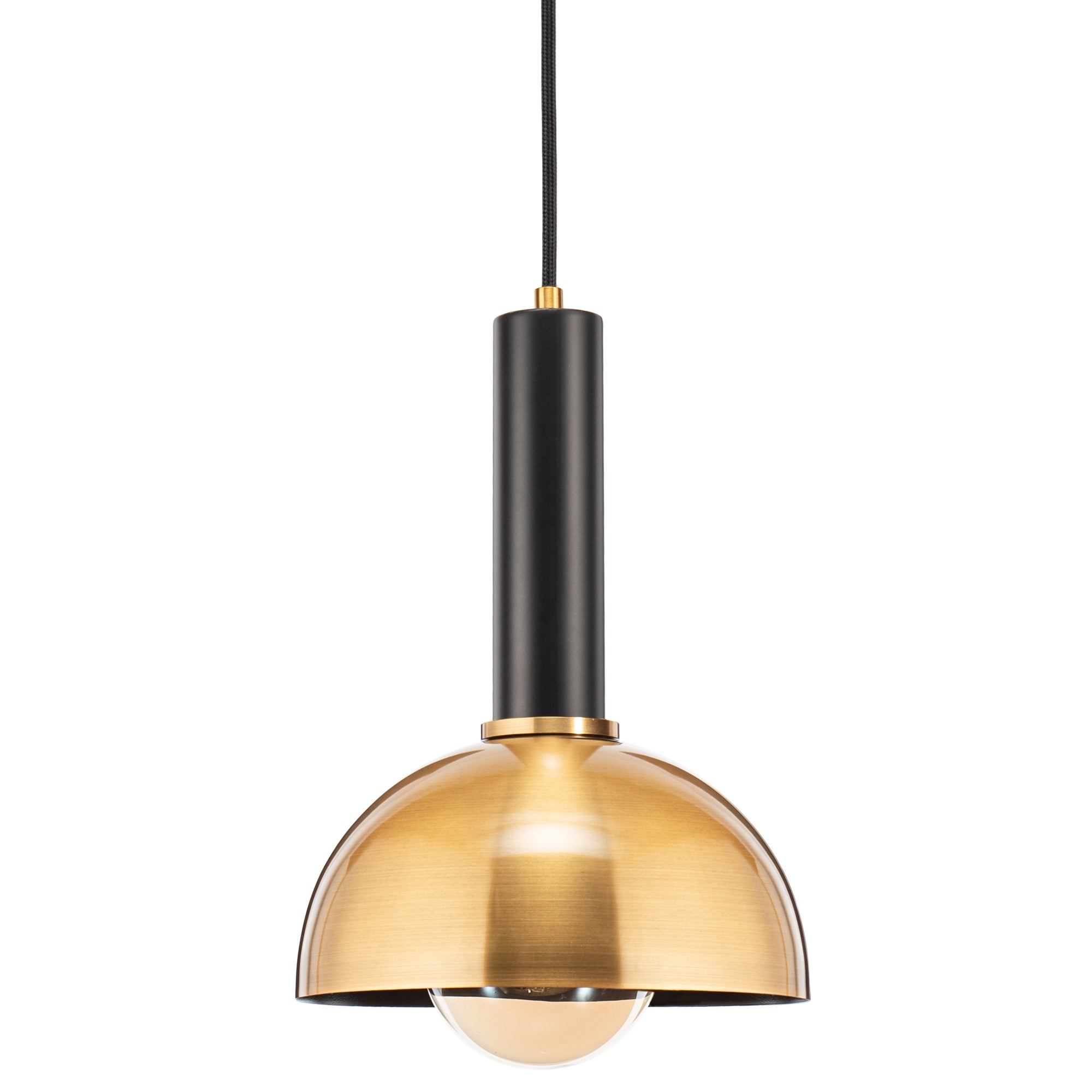 Demilune Pendant Black/Gold side