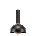 Demilune Pendant Black side