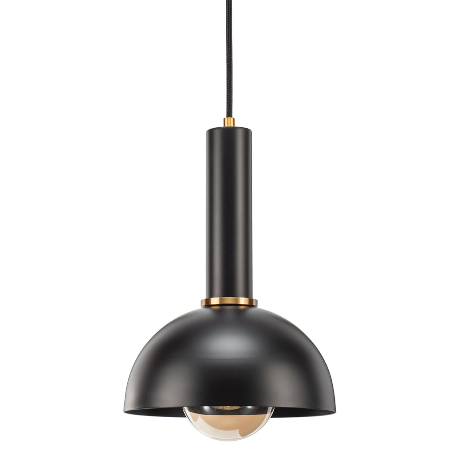 Demilune Pendant Black side