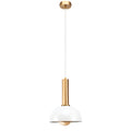 Demilune Pendant Gold/White