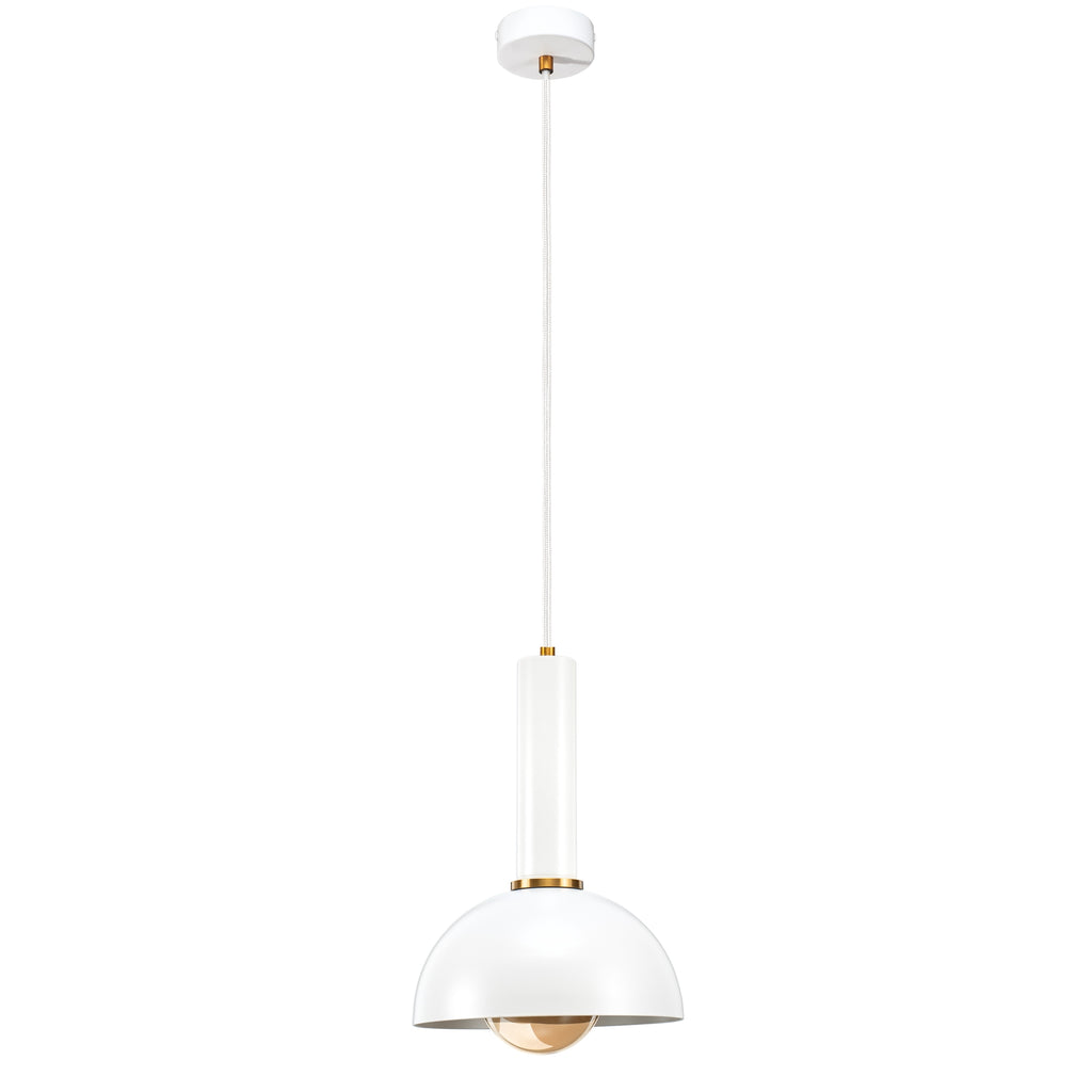Demilune Pendant White