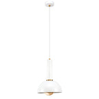 Demilune Pendant White