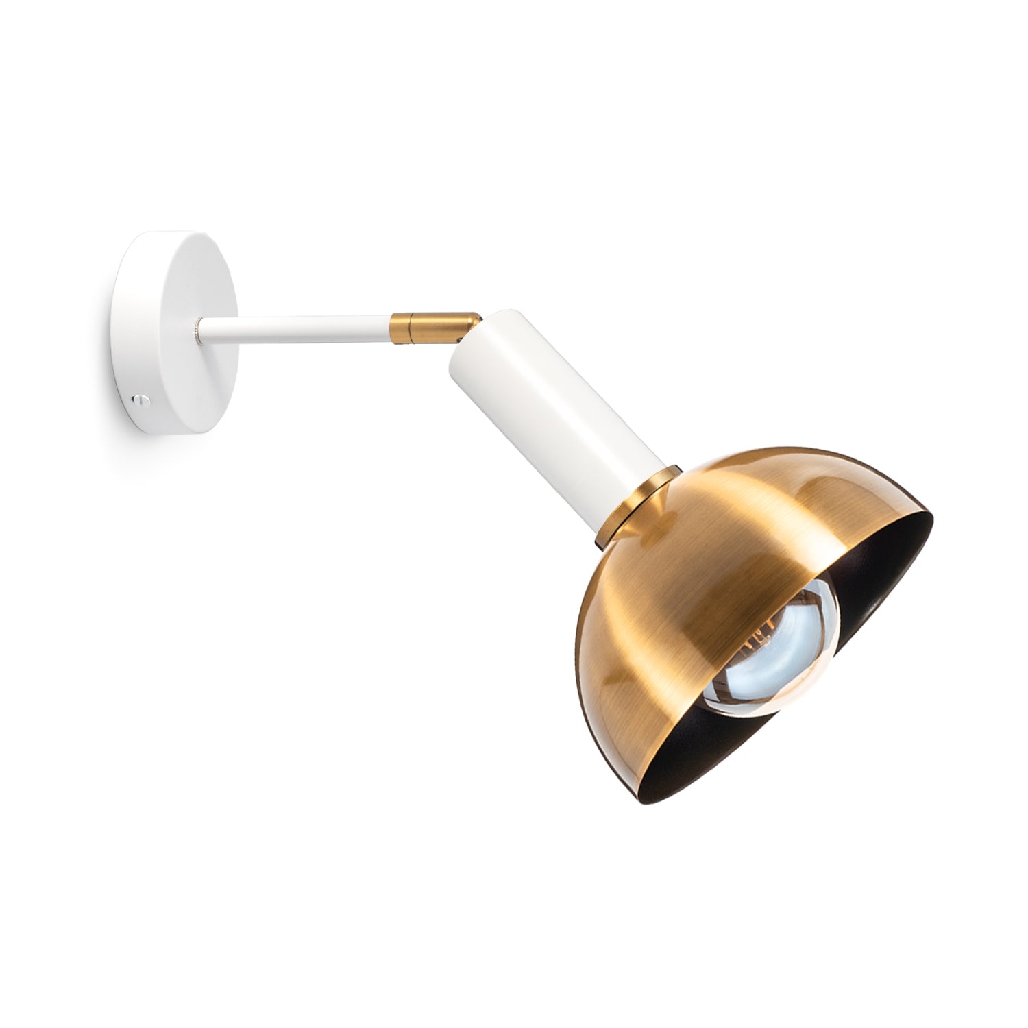 Demilune Wall White/Gold