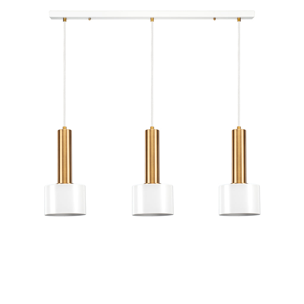 Barrel Bar Gold/White rail