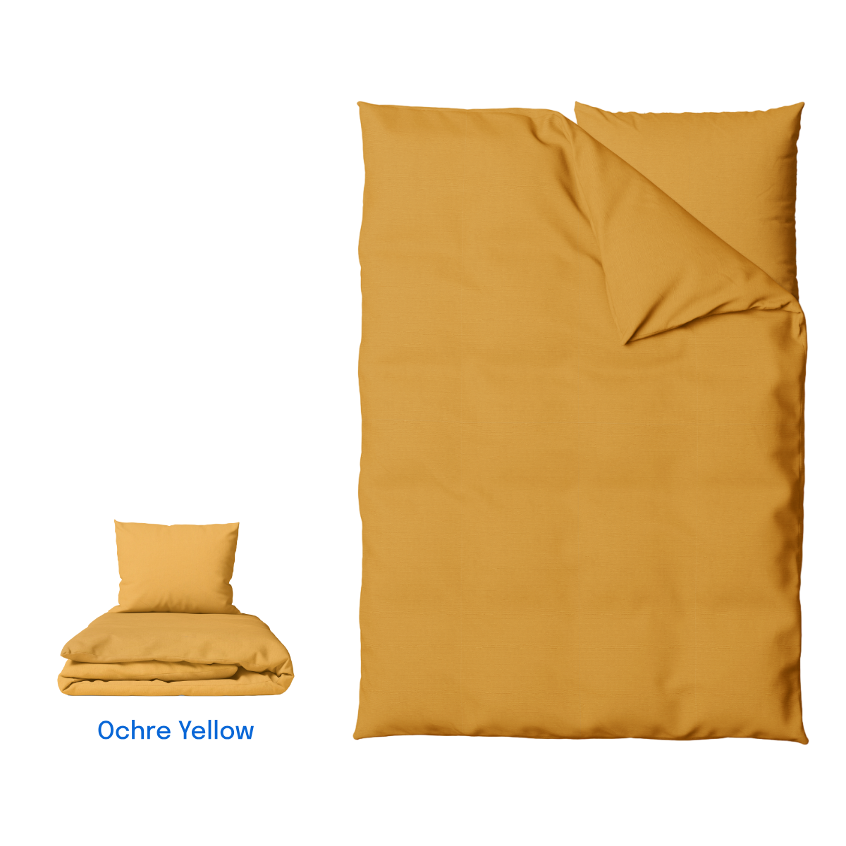 Washed Cotton Bedding Set - Breathable Bed Sheets - Ohra