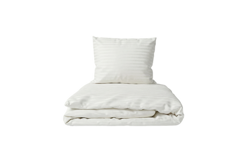 Cotton Satin Duvet Set · Cloud White