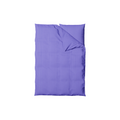 Striped Cotton Satin Duvet Cover Set - Lavender