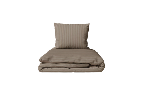 Cotton Satin Duvet Set · Cocoa Brown