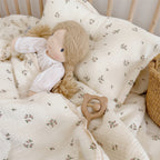 Ins Style Floral Pure Cotton Summer Quilt Class A Double Layer Yarn