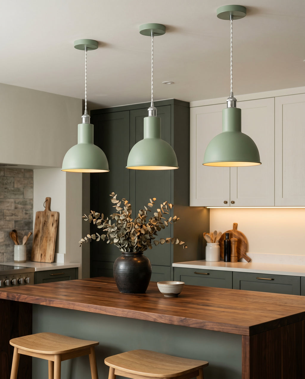 Sonorilo Bell Pendant Light – Dusty Blue