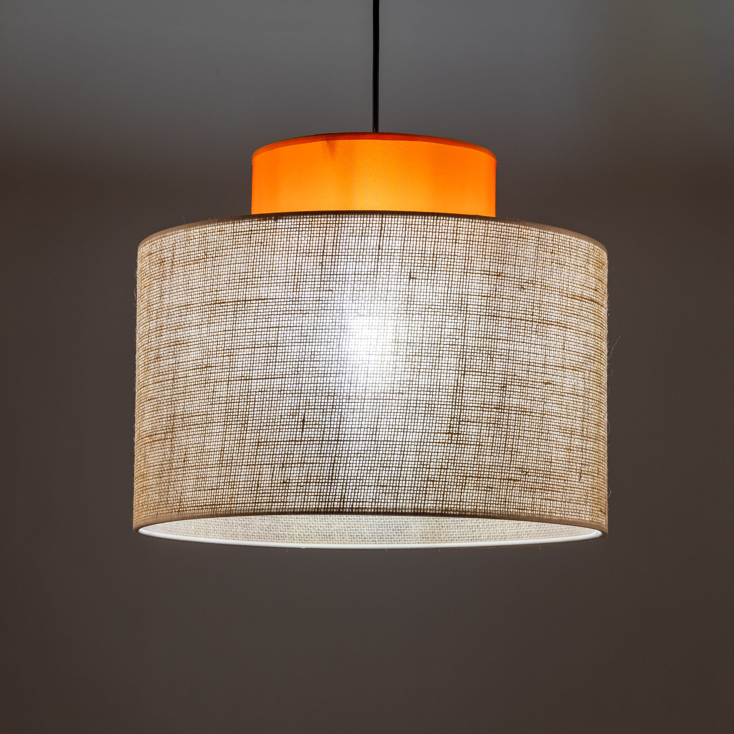 Duo Juta Woven Pendant Light