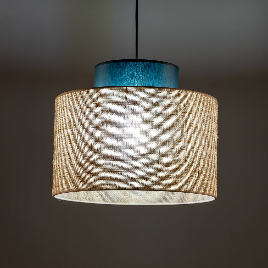 Duo Juta Woven Pendant Light