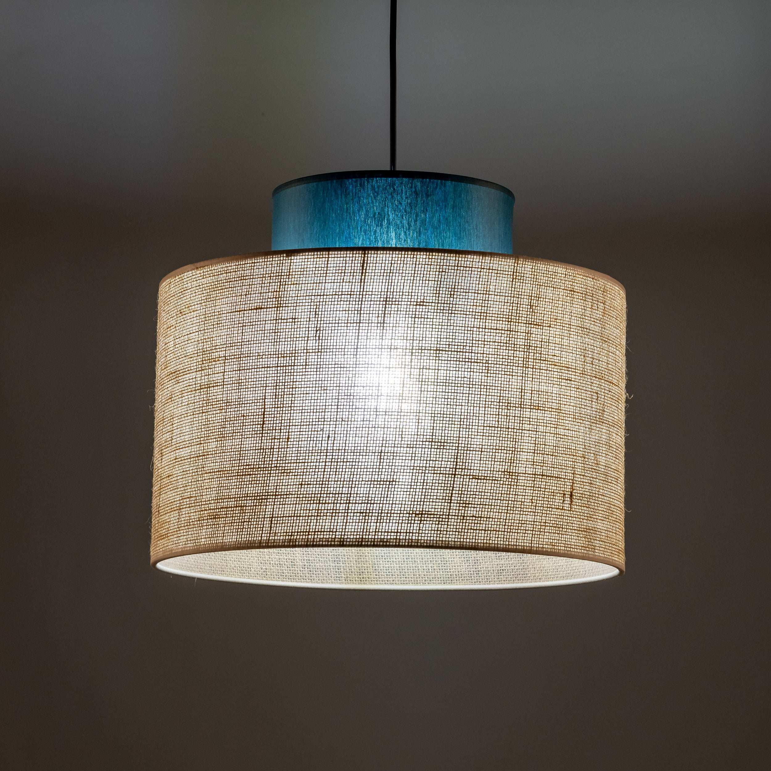 Duo Juta Woven Pendant Light