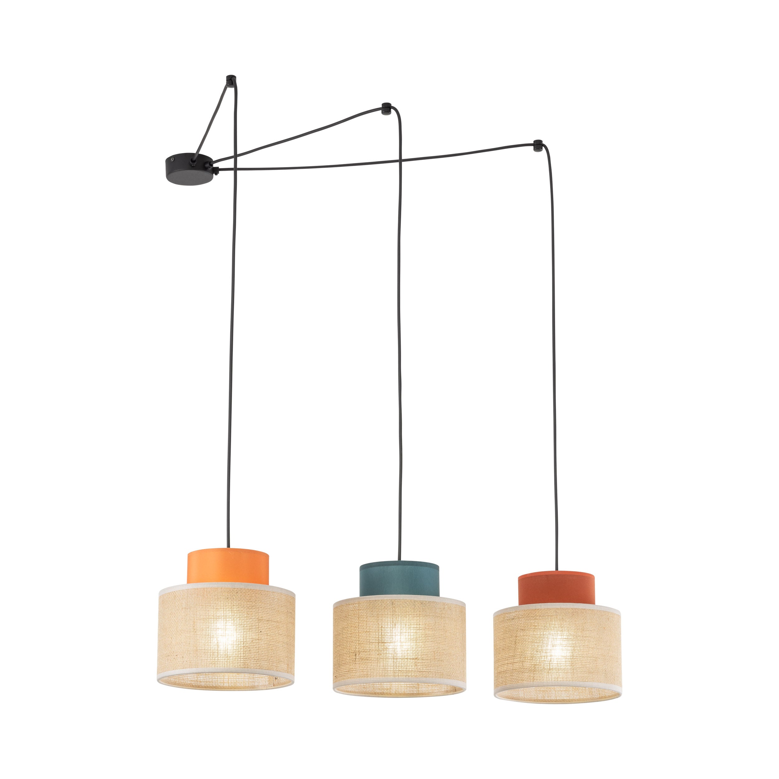 Duo Juta Woven Pendant Light