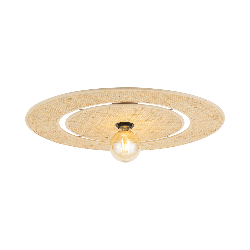 Calma Raffia Pendant Light