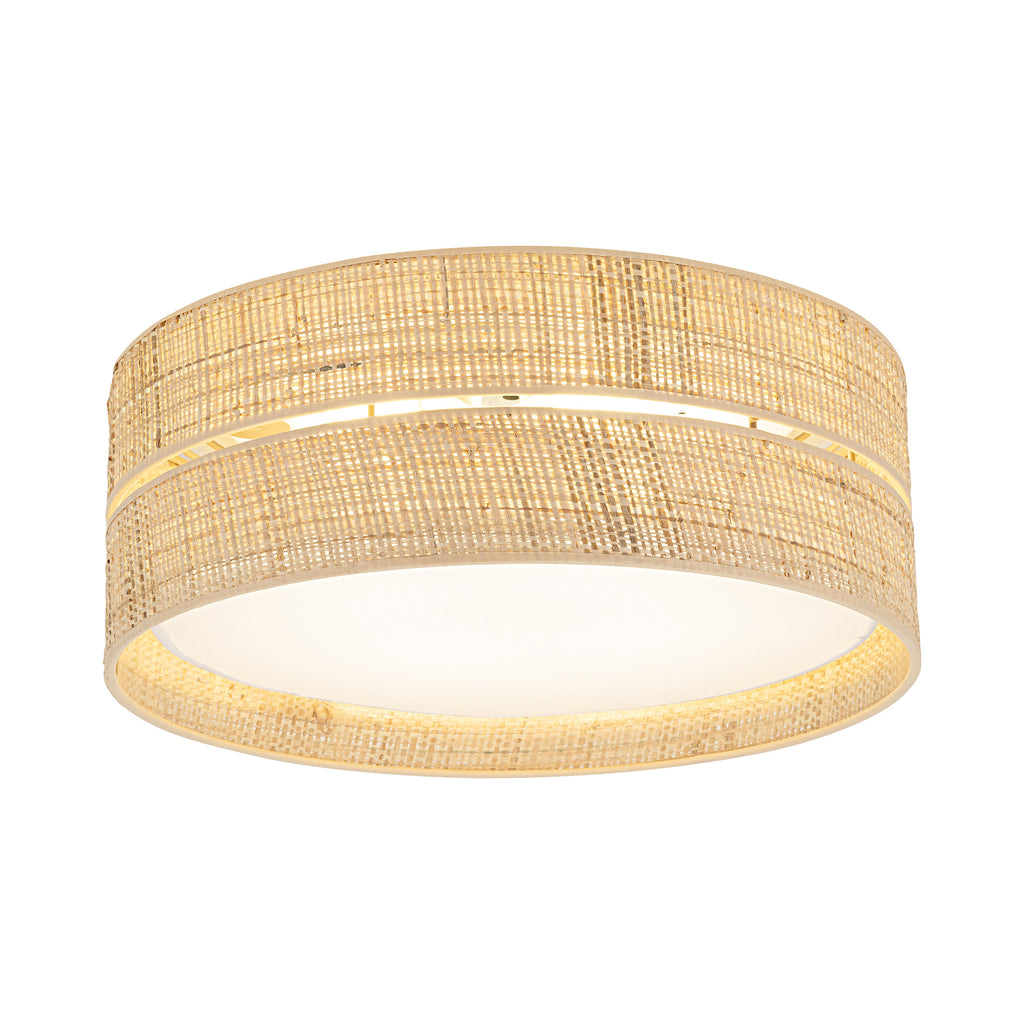 Calma Raffia Pendant Light