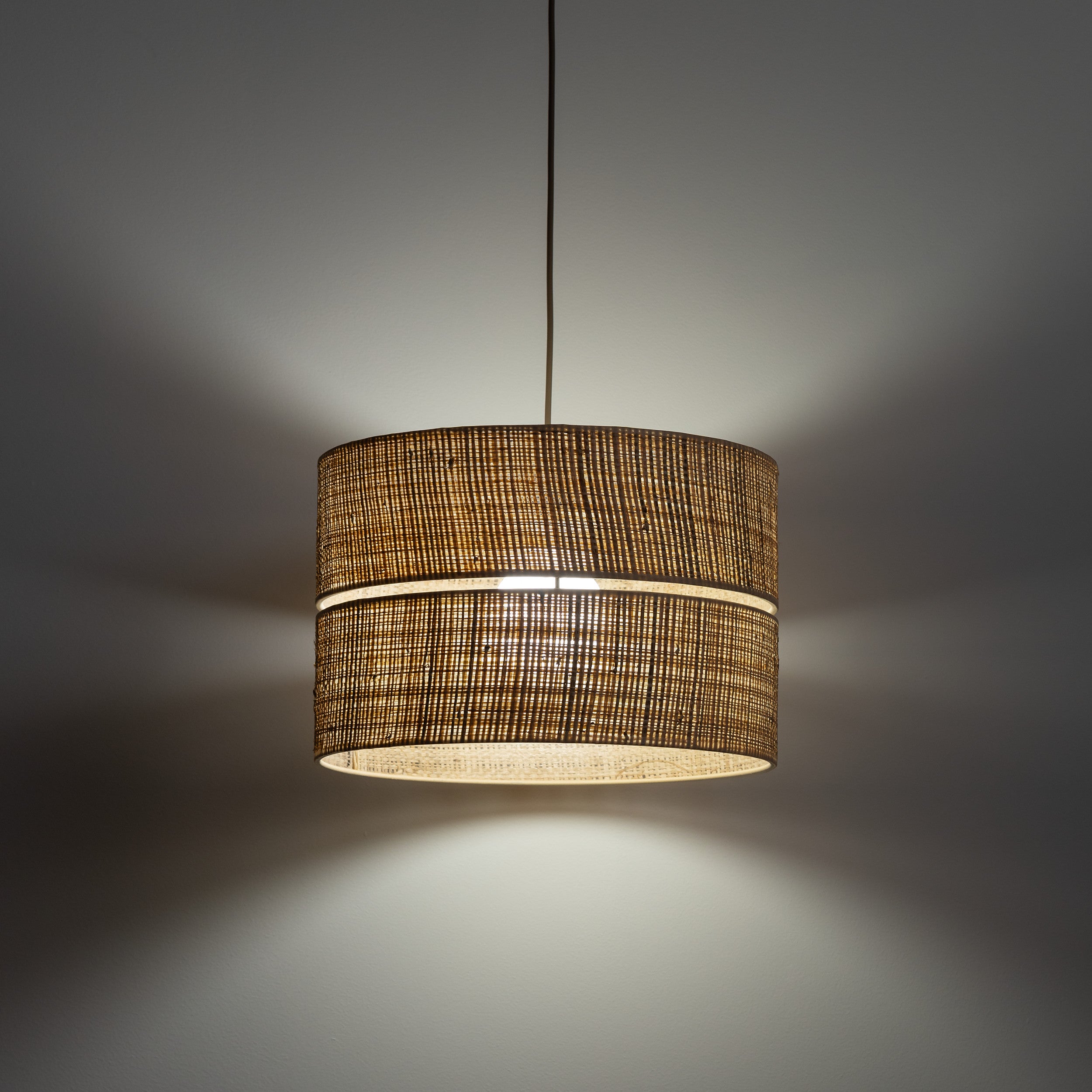 Calma Raffia Pendant Light