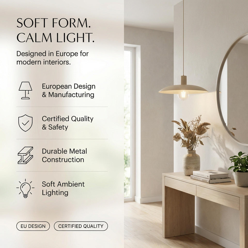 Astra Pendant Light – Brown Dome