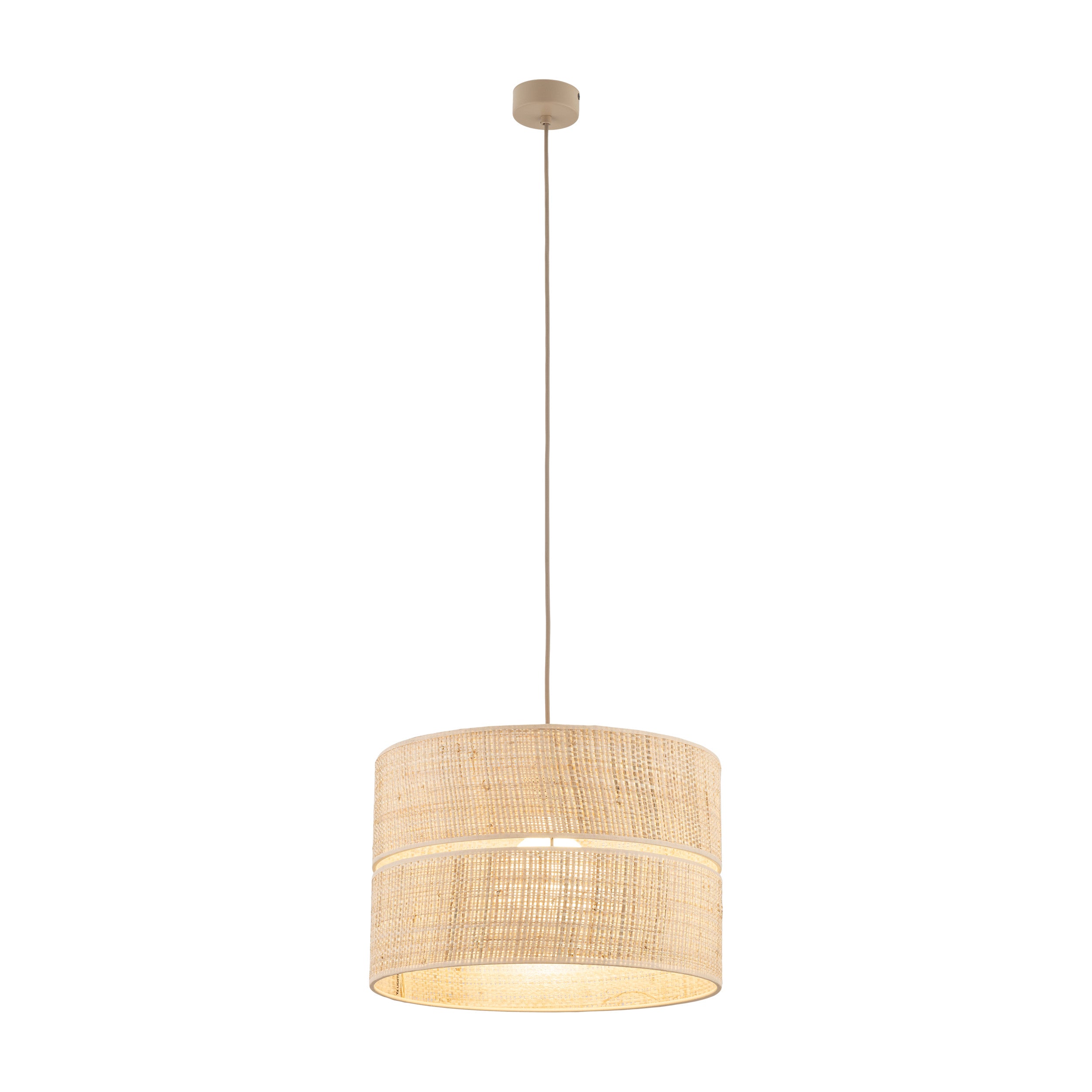 Calma Raffia Pendant Light