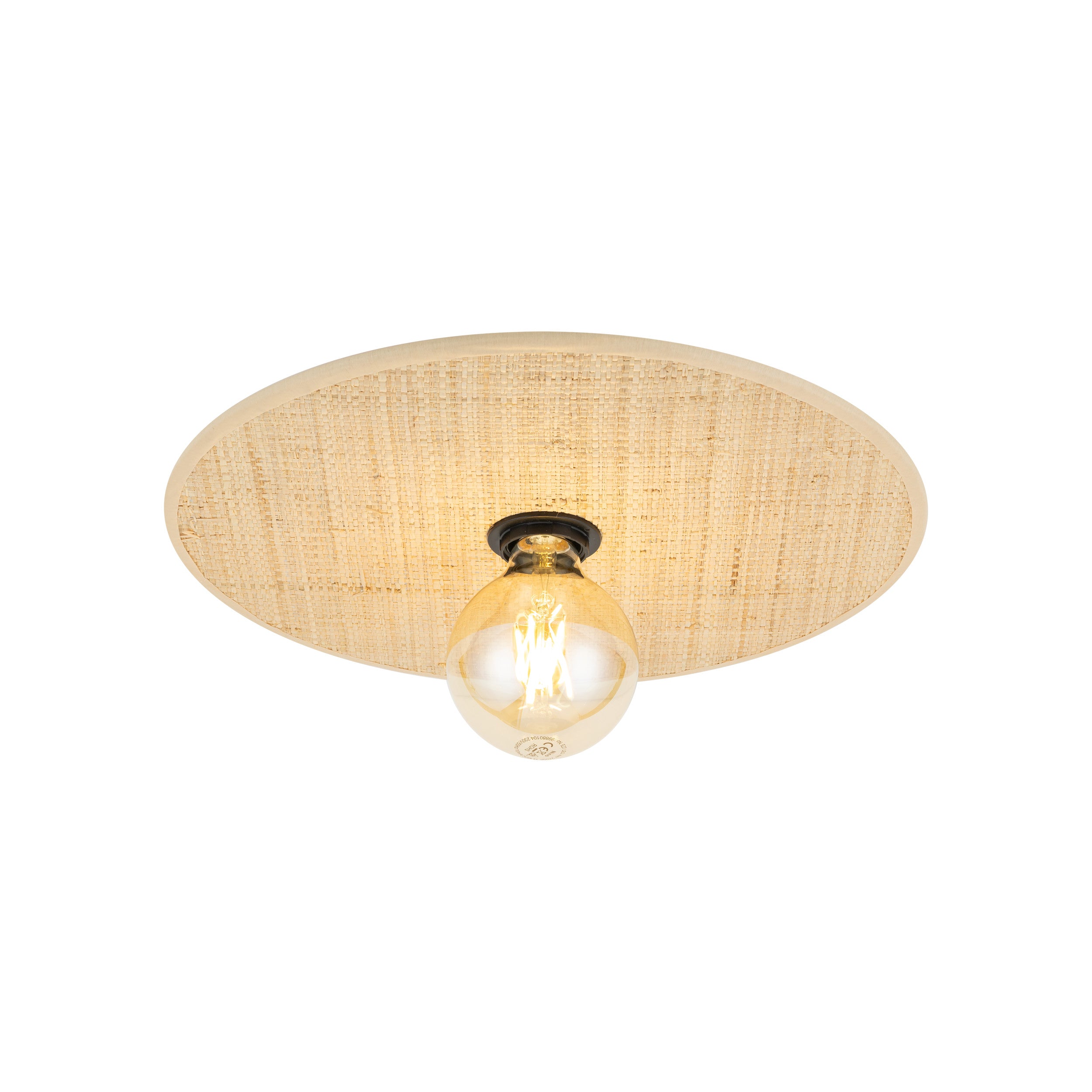 Calma Raffia Pendant Light