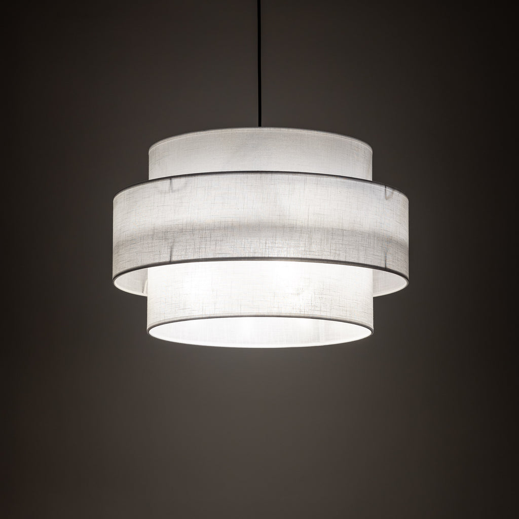 Calisto Rattan Pendant Light – White