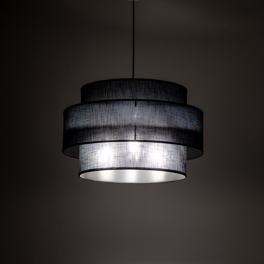 Calisto Rattan Pendant Light – Black