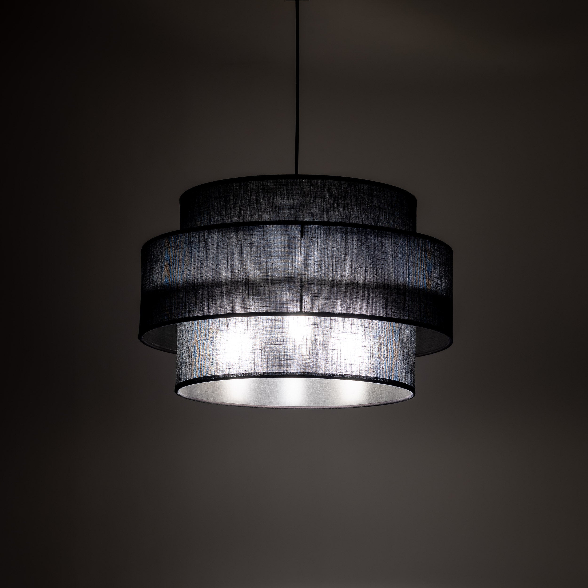 Calisto Rattan Pendant Light – Black